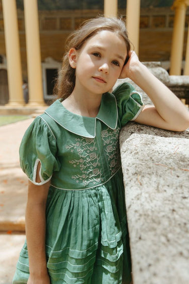 Marigold Dress, Peridot Green