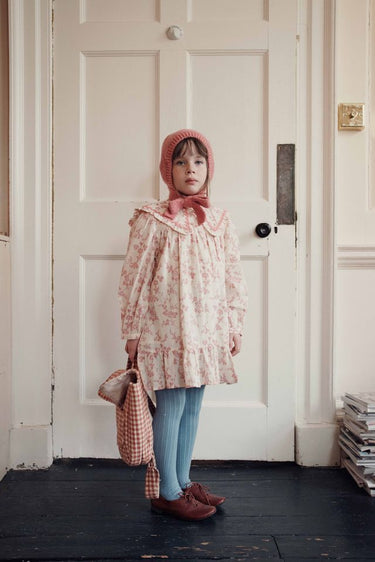 Cuddly Bow Hood, Blush