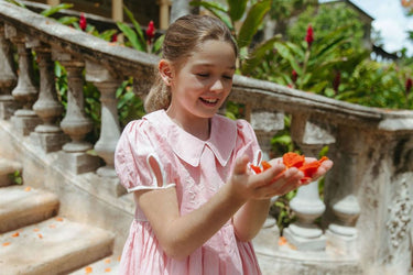 Marigold Dress, Peony Pink