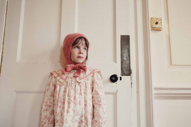 Cuddly Bow Hood, Blush