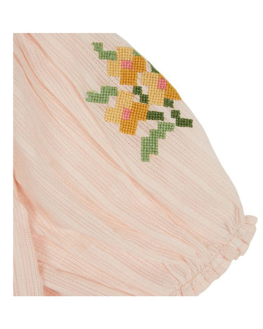 Embroidered Dress, Coquillage