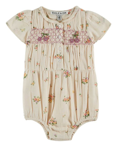 Smocked Romper, Althea