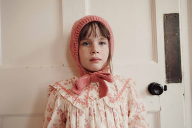 Cuddly Bow Hood, Blush