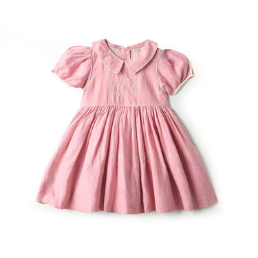 Marigold Dress, Peony Pink
