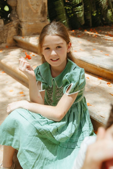 Marigold Dress, Peridot Green