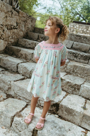 Adelle Dress, Minty Stripe