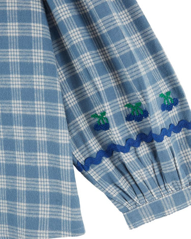 Collared Blouse, Celestine Gingham
