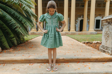 Marigold Dress | Peridot Green - 5Y | By Marigold Modern Kids Marigold Dress | Peridot Green - 5Y | By Marigold Modern Kids