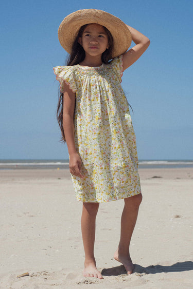 liberty smocked dress Stella Smocked Dress, Liberty Inky Fields